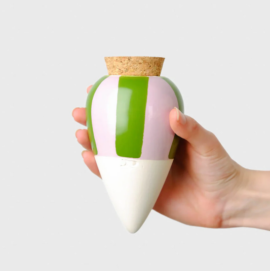Olla hydratante – Rayé Vert & Lilas