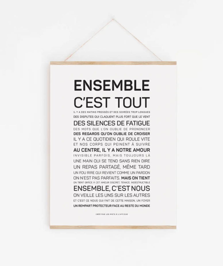 Affiche Ensemble, c’est tout A6