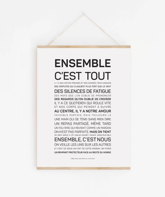Affiche Ensemble, c’est tout A6