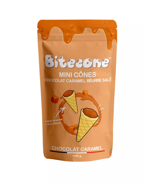 Bitecone – Mini Cônes Chocolat Caramel Beurre Salé