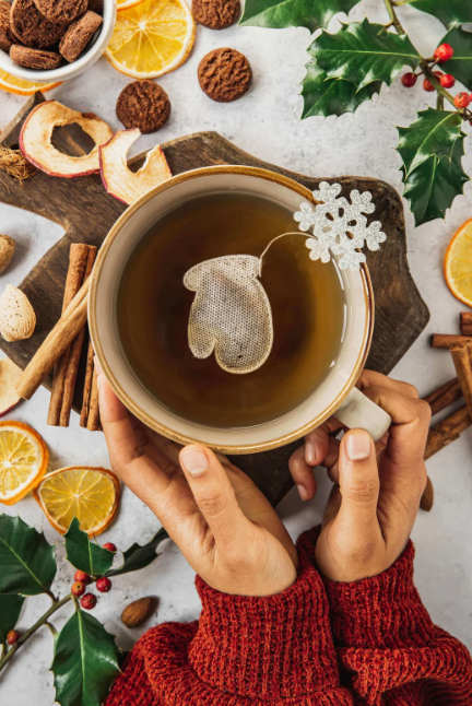 Sachets personnalisés « Mouffle / Lune » – Tisane Citron Verveine (x5)