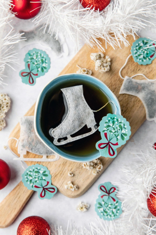 Sachets personnalisés « Patin à glace » x5 – (Earl Grey ou Cinnamon Roll)