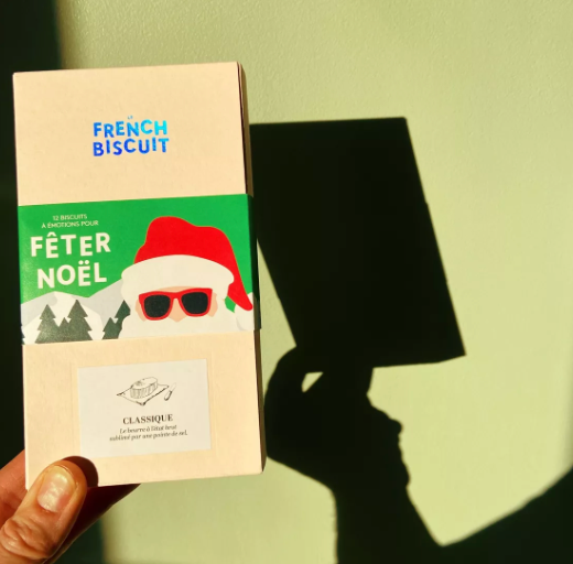 Coffret de biscuits de Noël nature
