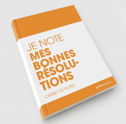 Carnet “Je note mes bonnes résolutions”