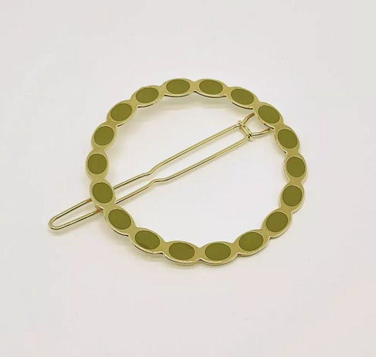 Barrette Cheveux Appoline – Kaki