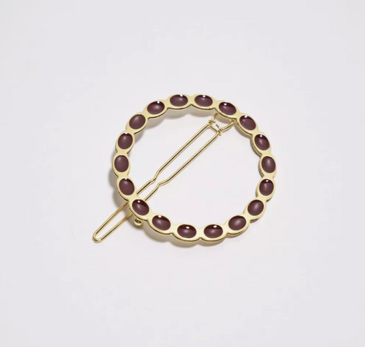 Barrette Cheveux Appoline – Burgundy