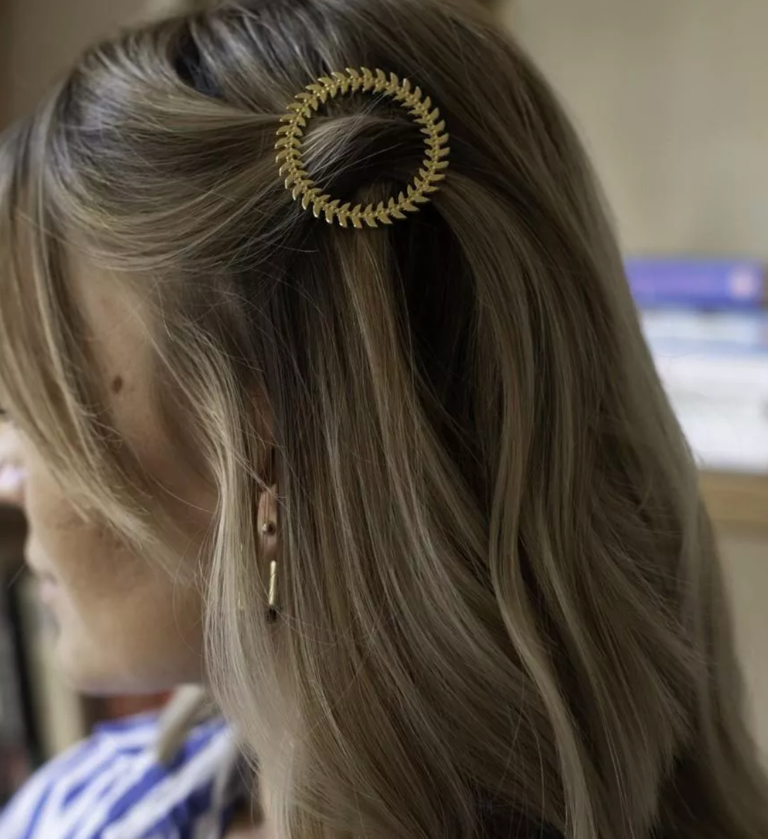 Barrette Cheveux Fanny – Doré