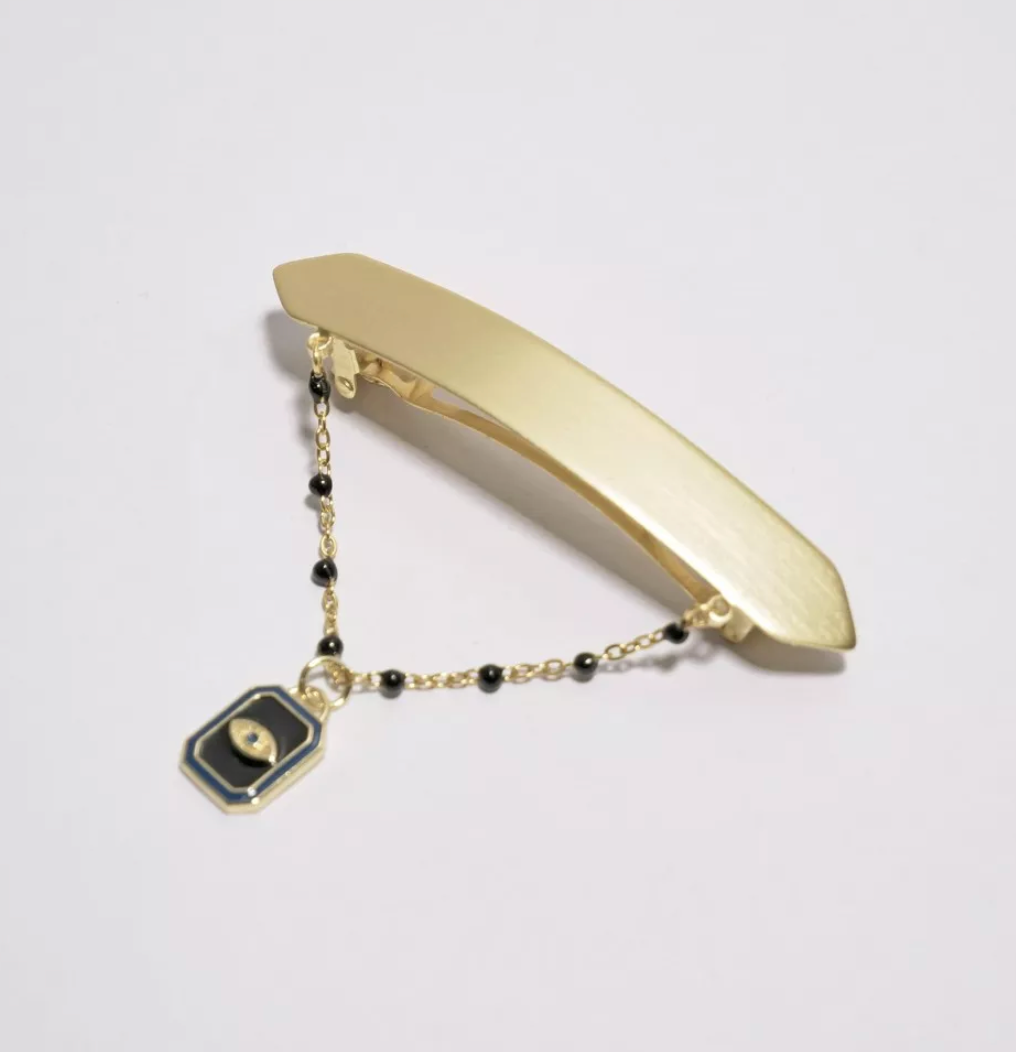 Barrette Cheveux Hortense Talisman - Doré