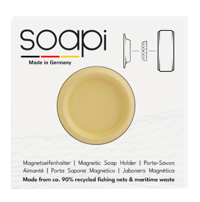 Porte-savon magnétique Soapi Jaune
