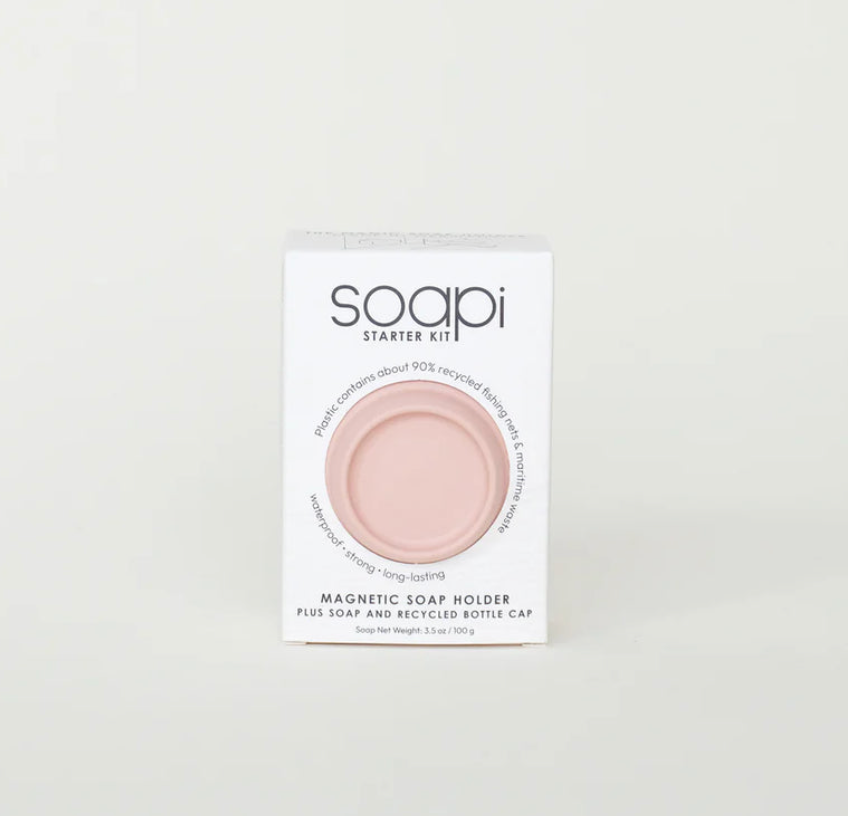 Starter Kit Porte-savon Magnétique Rose