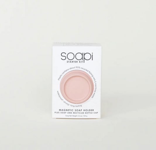 Starter Kit Porte-savon Magnétique Rose