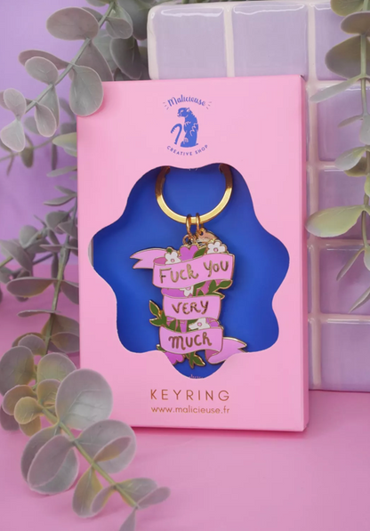 Porte-clé F*ck You Very Much – Malicieuse