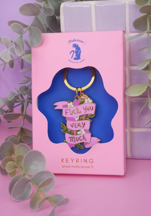 Porte-clé F*ck You Very Much – Malicieuse