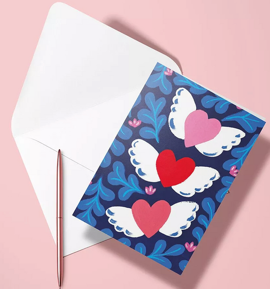 Carte pliée - Saint Valentin