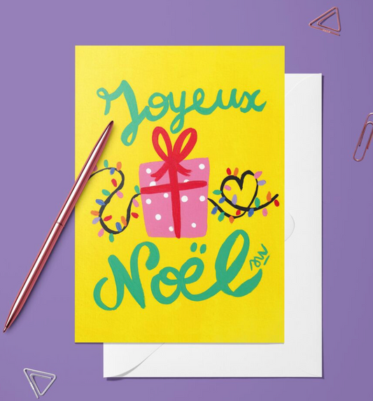 Carte pliée – Noël Paquet kdo