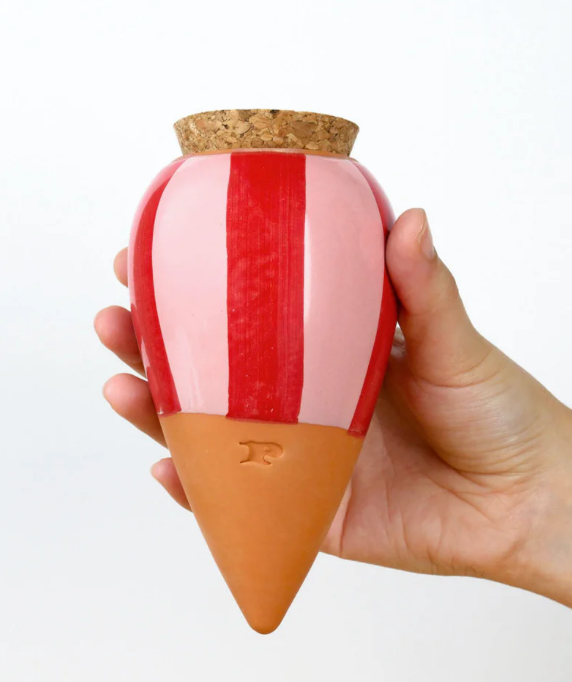 Olla hydratante – Rayé Rose et Rouge