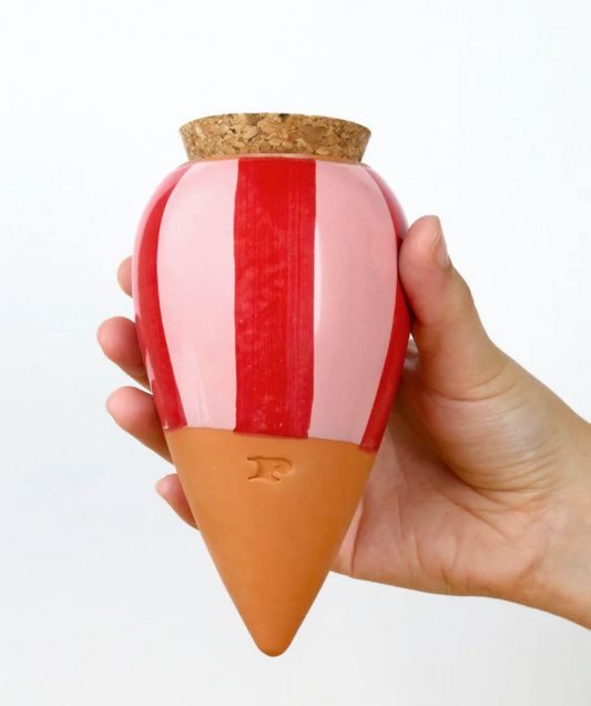 Olla hydratante – Rayé Rose et Rouge