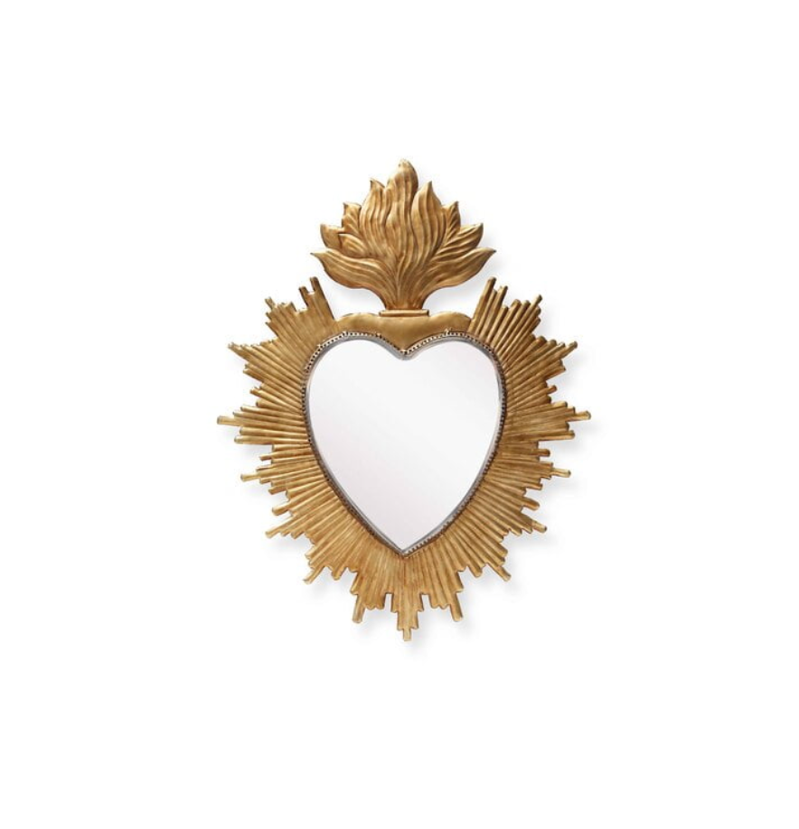 Miroir Cœur Ex-Voto - RADIEUX