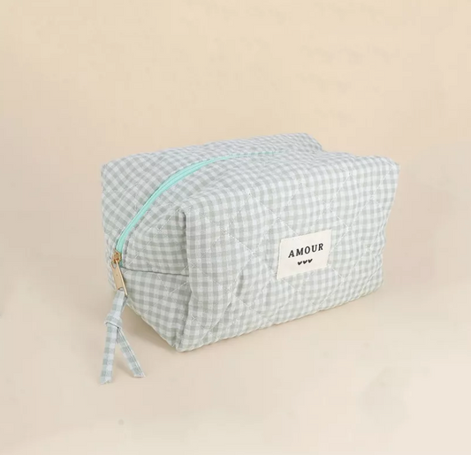 Grande trousse AMOUR - Vichy sauge