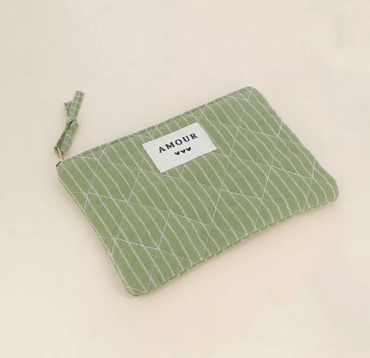 Pochette Amour - Kaki