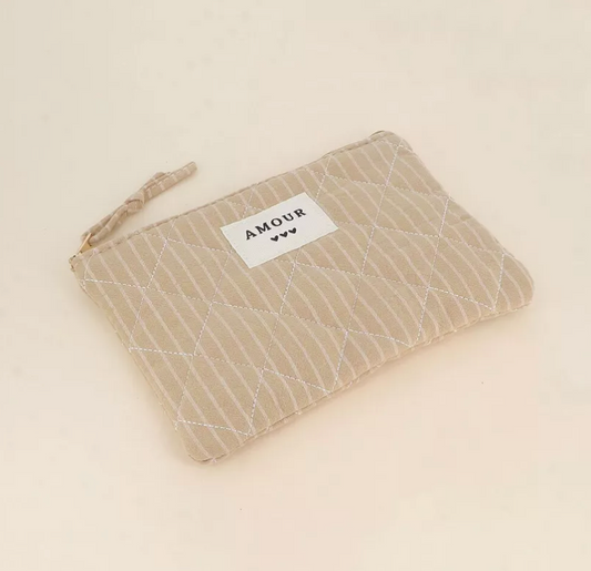 Pochette Amour - Camel