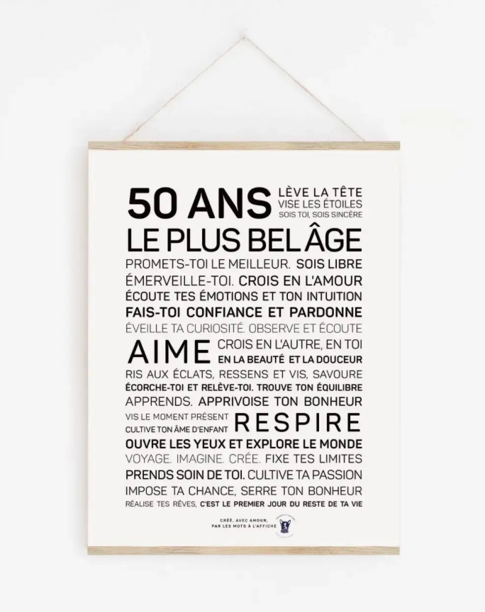 Affiche 50 ans