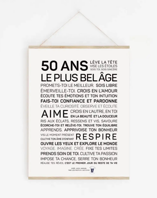 Affiche 50 ans