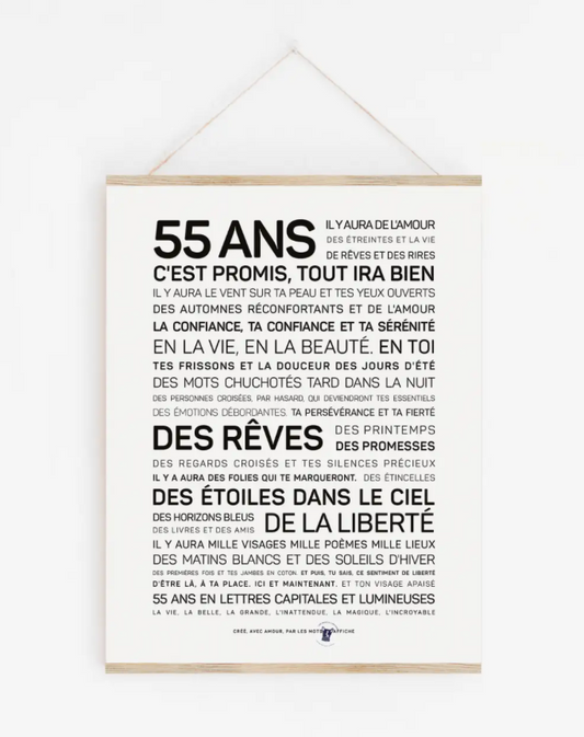 Affiche 55 ans