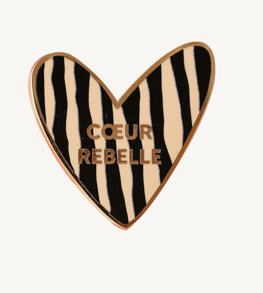 Pin's cœur - Rebelle