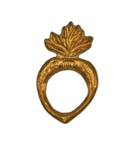 Anneau de serviette - coeur