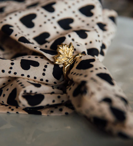 Anneau de serviette - coeur