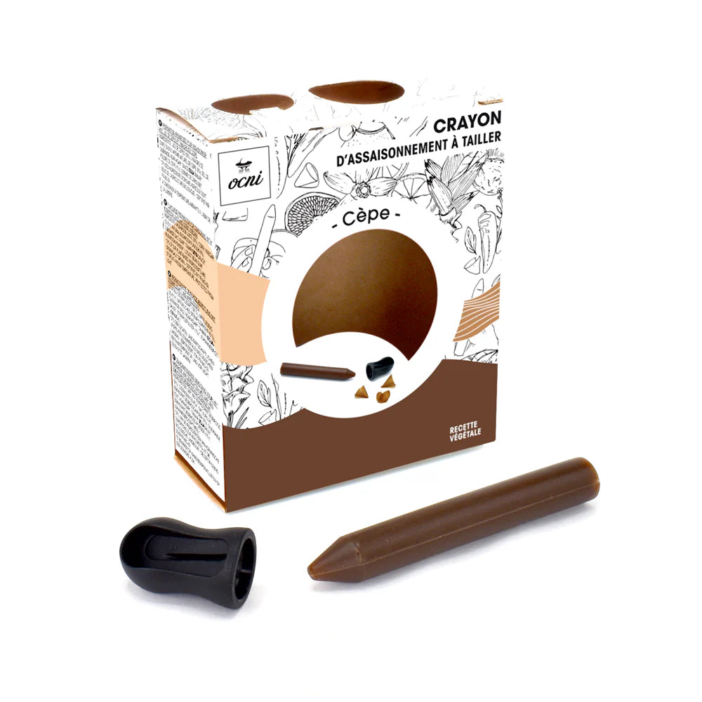 Crayon d’assaisonnement Cèpe – Coffret avec taille-crayon – OCNI