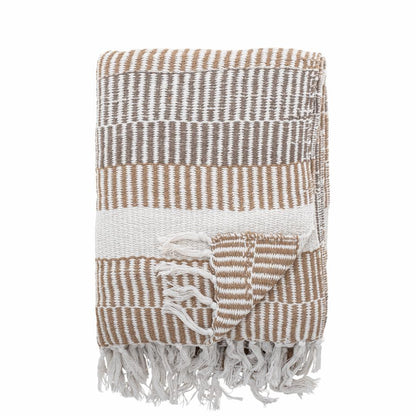 Isnel plaid - Nature - Coton recyclé