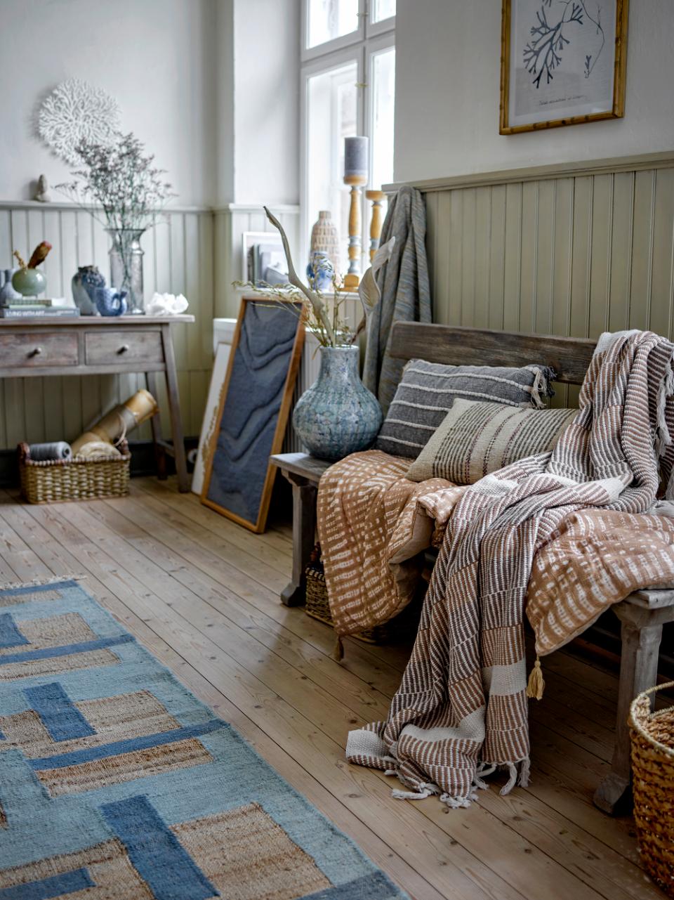 Isnel plaid - Nature - Coton recyclé