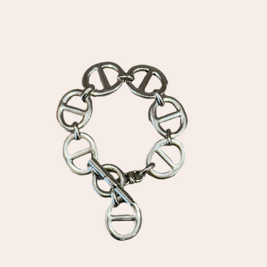 BLOW - Bracelet maillons OVER - plaqué argent