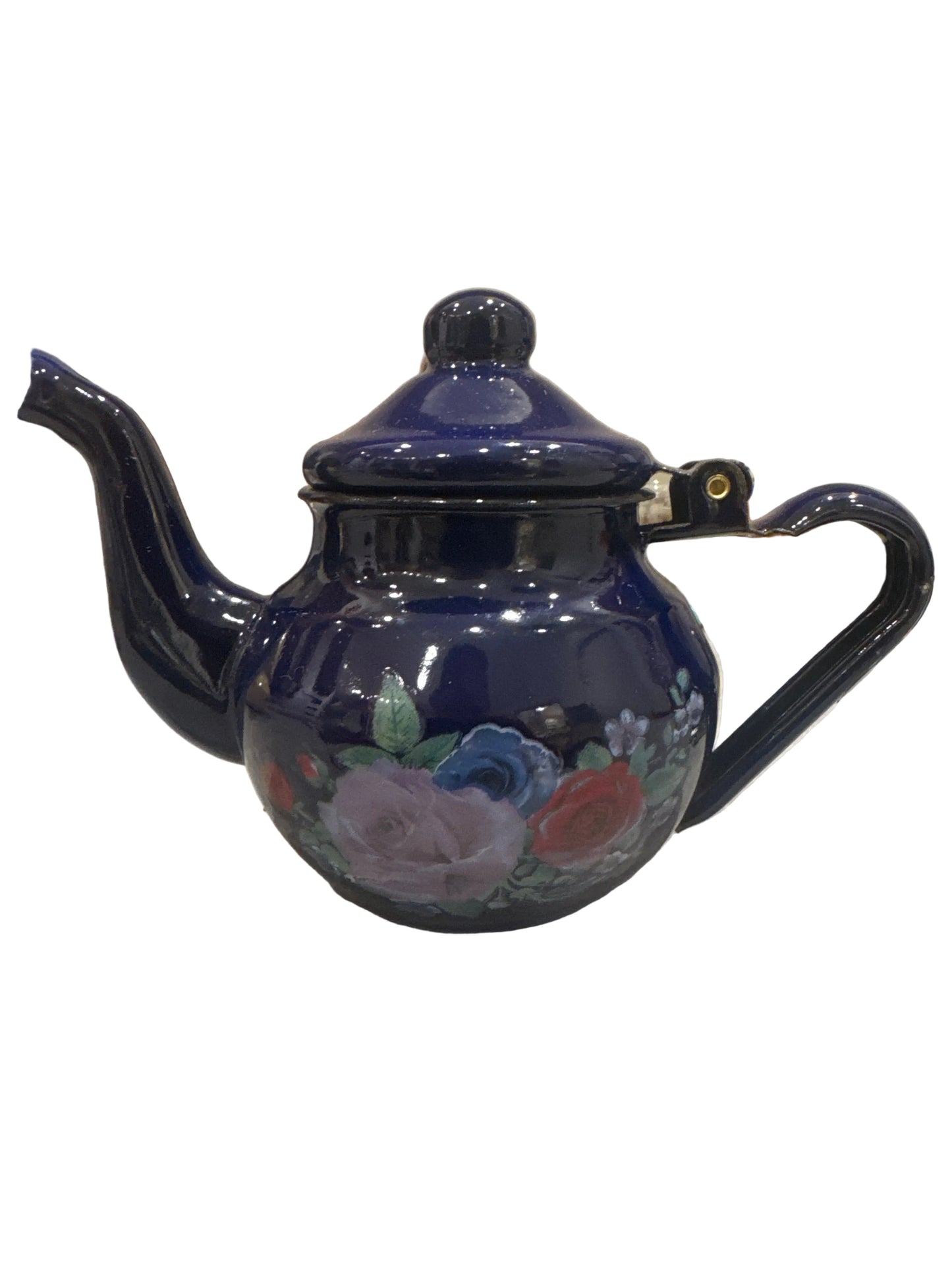 Théière en acier émaillé vitifiée