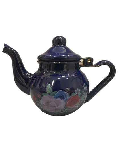 Théière en acier émaillé vitifiée