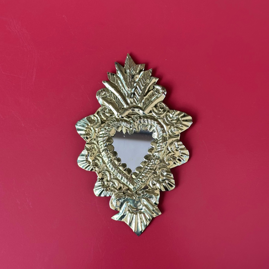 Cœur sacré en laiton - L