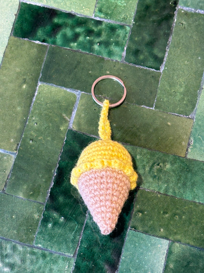 Porte-clés crochet artisanal