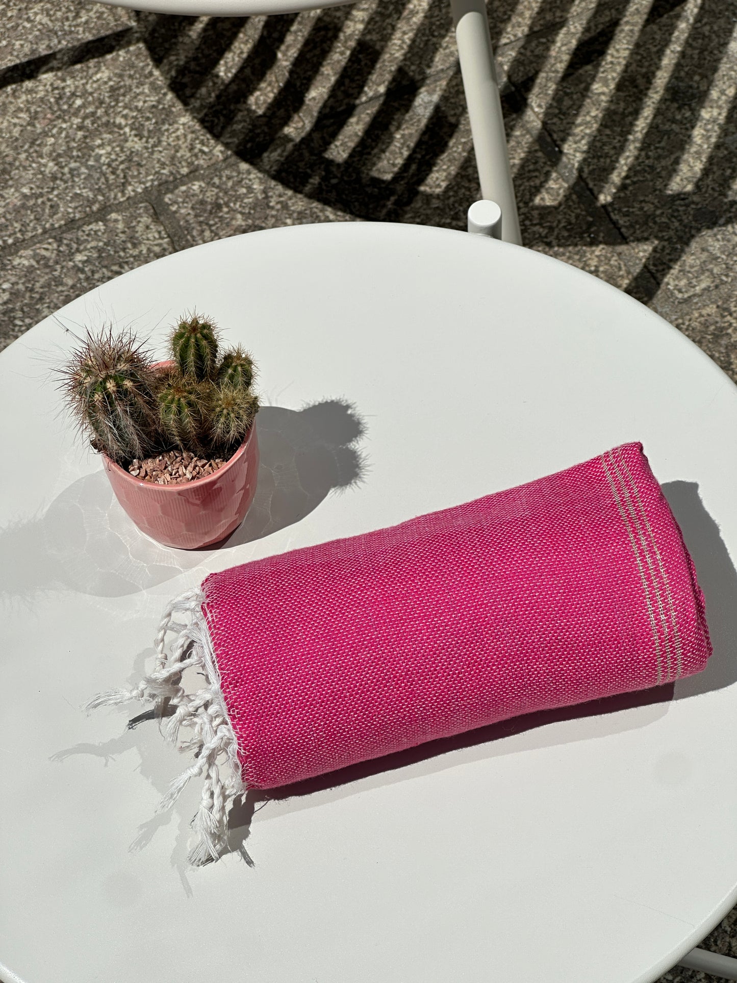 Fouta 100% coton – Fabrication artisanale Maroc
