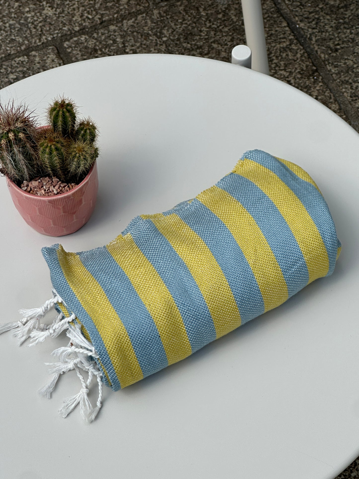 Fouta 100% coton – Fabrication artisanale Maroc