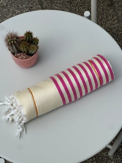 Fouta 100% coton – Fabrication artisanale Maroc