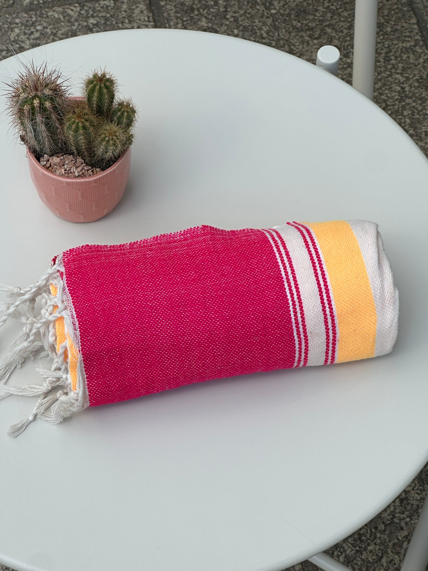 Fouta 100% coton – Fabrication artisanale Maroc