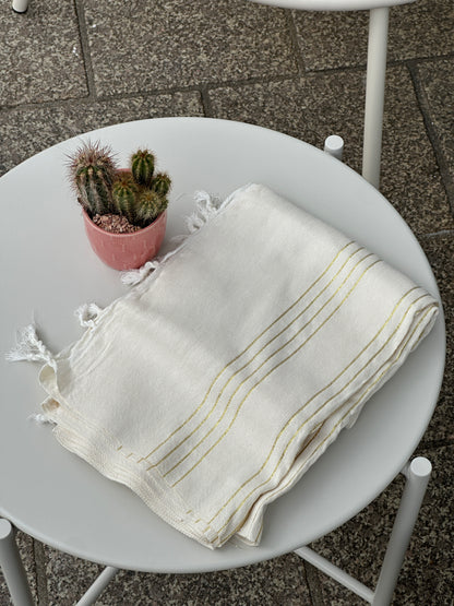 Fouta 100% coton – Fabrication artisanale Maroc