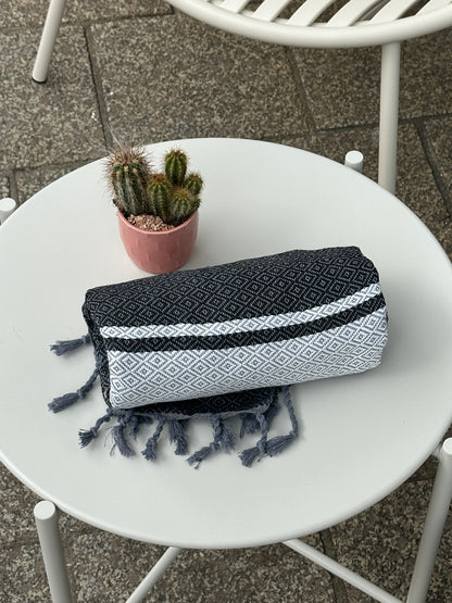 Fouta 100% coton – Fabrication artisanale Maroc