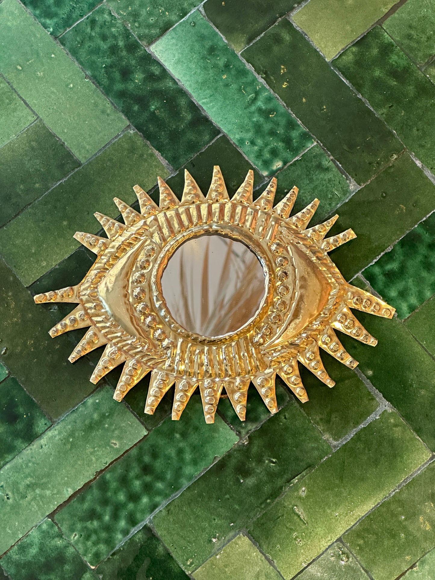 Miroir oeil - Laiton