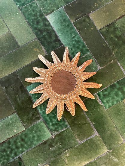 Miroir soleil - Laiton