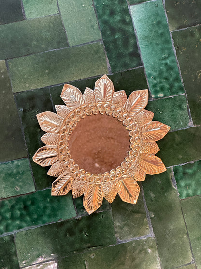 Miroir soleil - Laiton
