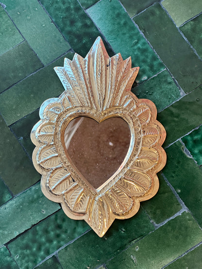 Moyen coeur sacré - Laiton