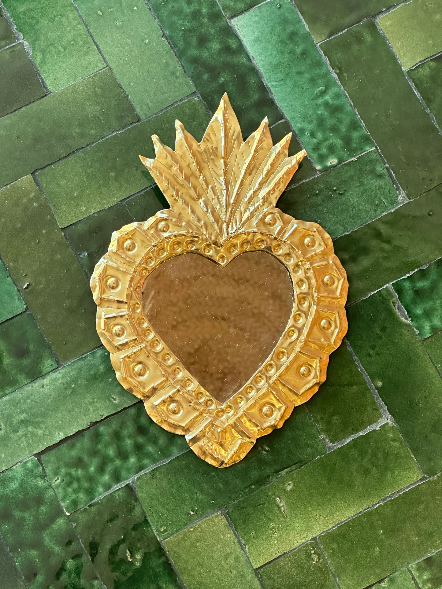 Moyen coeur sacré - Laiton